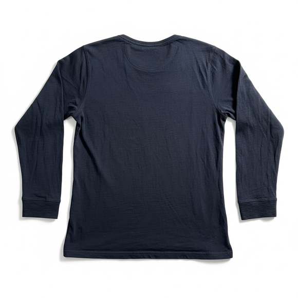 UNTUCKit Yannick Navy Long Sleeve Henley Shirt Men’s Large - Picture 2 of 5